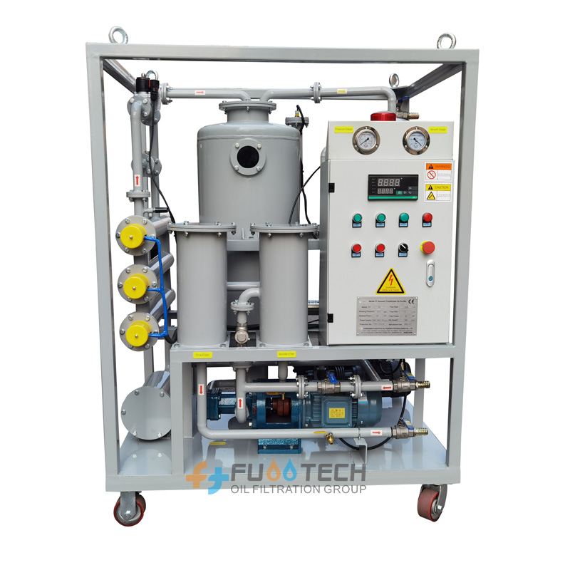 FUOOTECH 6000LPH ZY-100  Series Single-stage Vacuum Insulating Oil Cleaning Plant