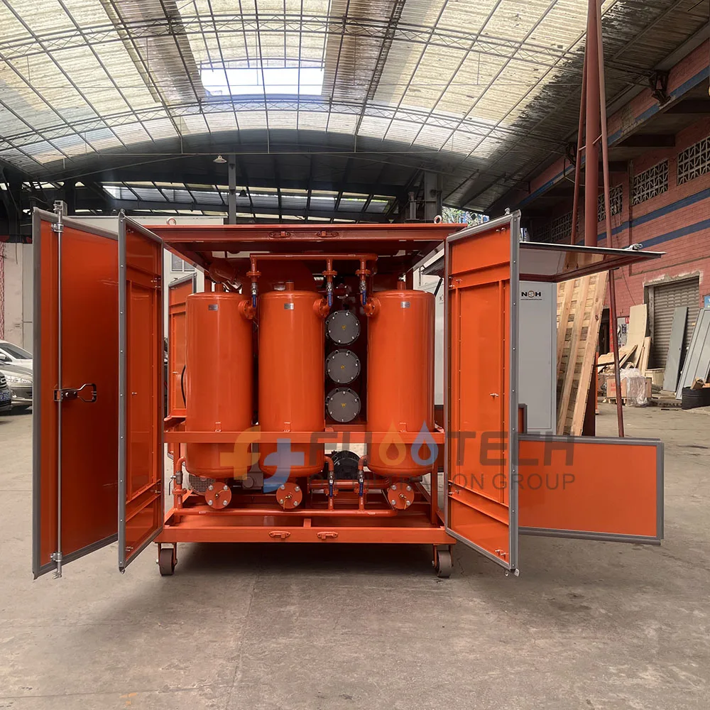 Fuootech ZYD-I Series Double-stage High Vacuum Transformer Oil Purification & Regeneration Machine
