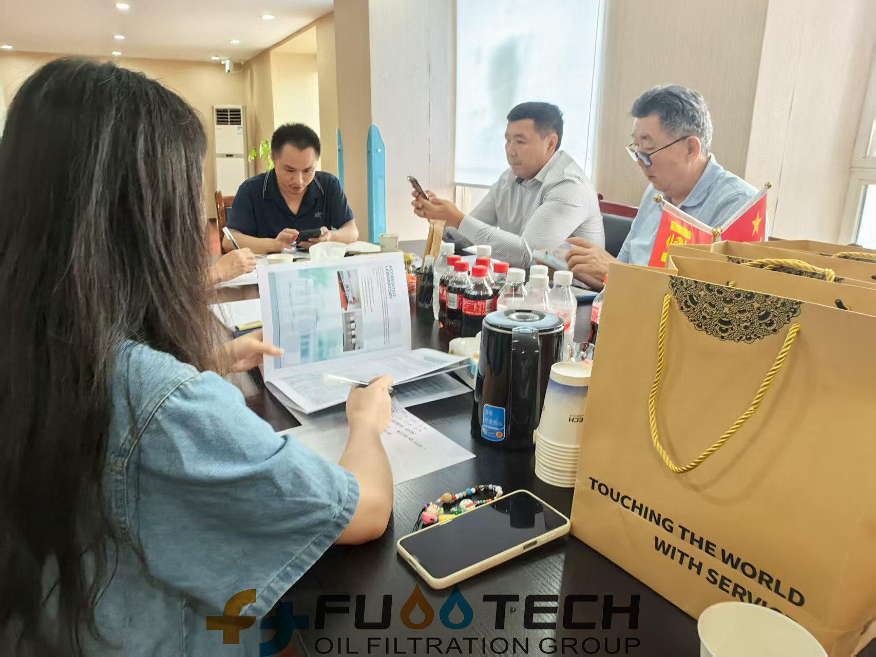 Exchanging Oponions on Waste Oil Refinery