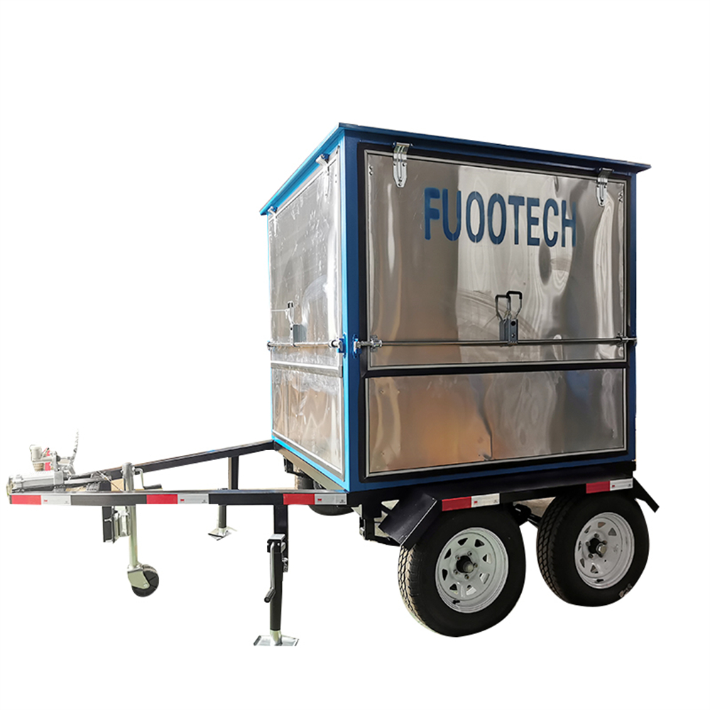 FUOOTECH 12000 LPH ZYD-T-O-200 Portable Double-stage Vacuum Insulating Oil Purification Machine