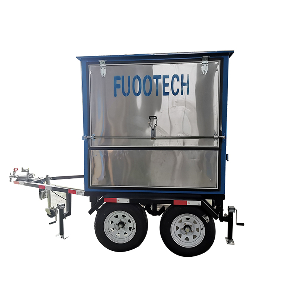 FUOOTECH 3000 LPH ZYD-T-O-50 Series Double-stage Vacuum Transformer Oil Purification Machine