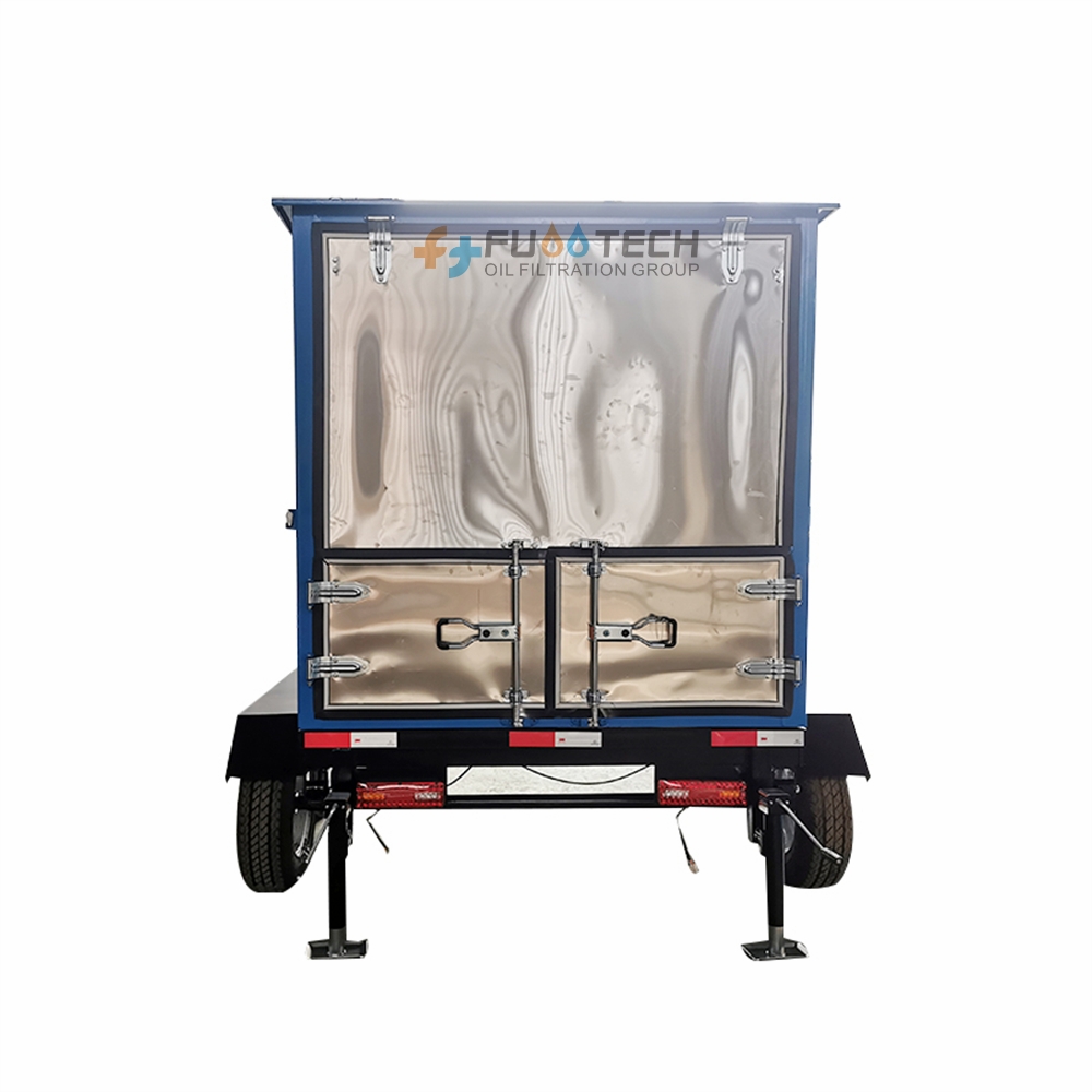 FUOOTECH 1800 LPH ZYD-T-O-30 Series Double-stage Vacuum Transformer Oil Purifier