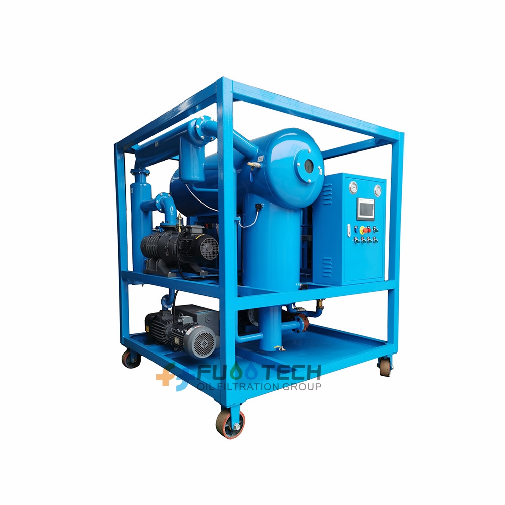 FUOOTECH 1800 LPH ZYD-T-30 Series Double-stage Vacuum Transformer Oil Purifier