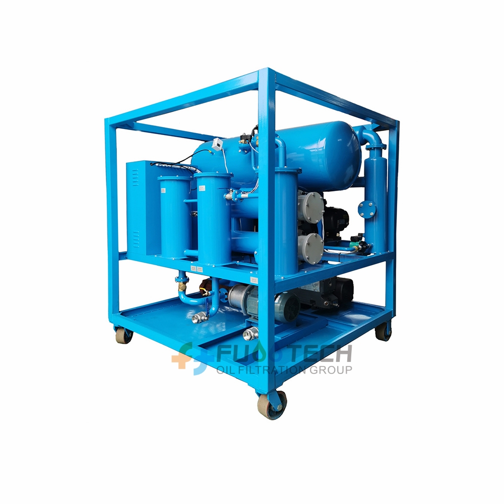 FUOOTECH 3000 LPH ZYD-T-50 Series Double-stage Vacuum Transformer Oil Purification Equipment