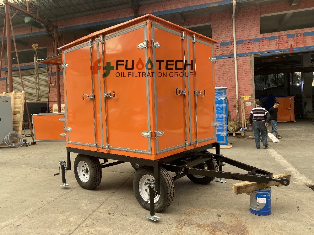 FUOOTECH 15000 LPH ZYD-I-250 Series Double-stage High Vacuum Transformer Oil Purification & Regeneration Machine