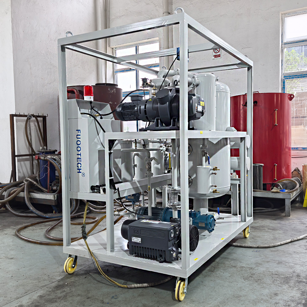 FUOOTECH 6000LPH ZYD-100 Series Double-stage Vacuum Transformer Oil Purifier