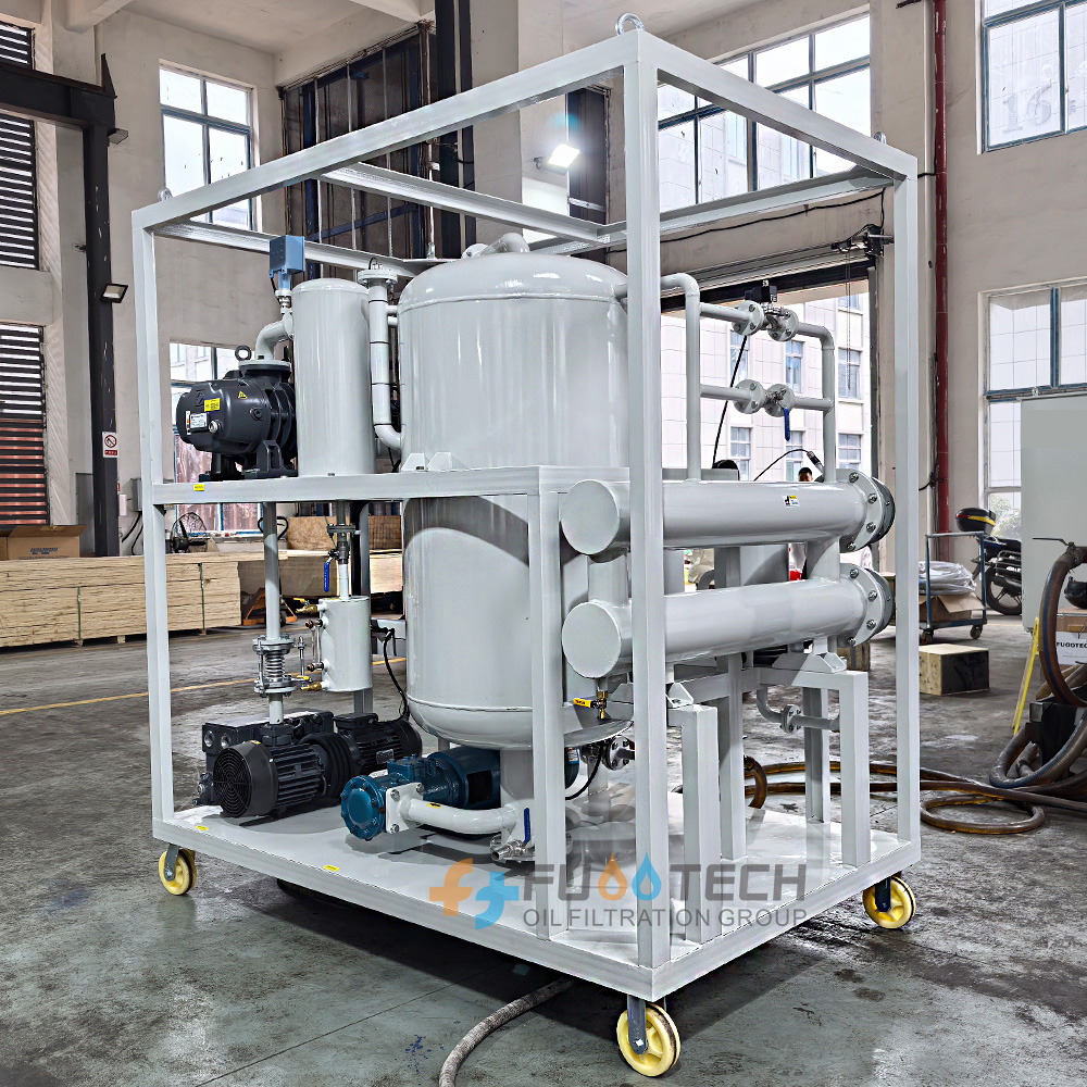 FUOOTECH 9000 LPH ZYD-150 Series Double-stage Vacuum Transformer Oil Purification Machine
