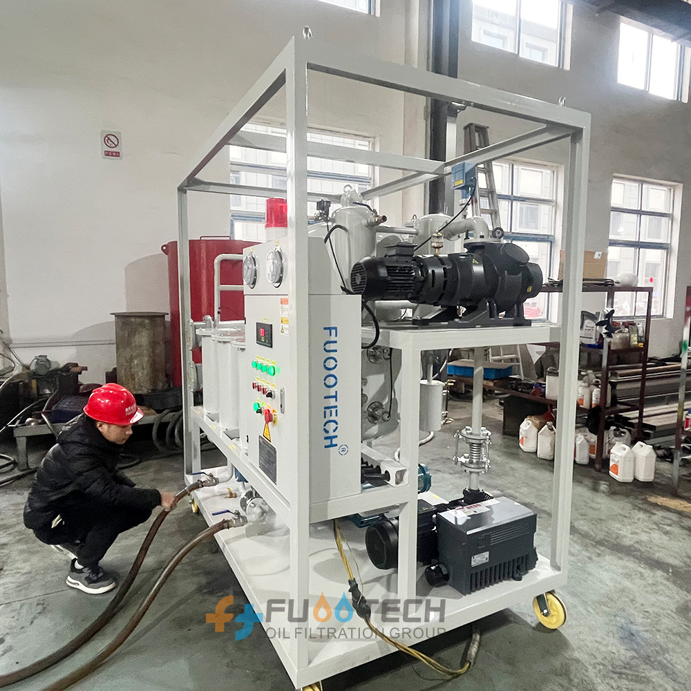FUOOTECH 12000 LPH ZYD-200 Series Double-stage Vacuum Transformer Oil Filtration Machine