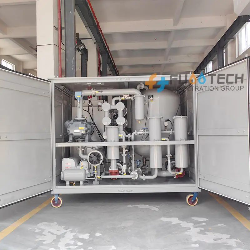 FUOOTECH 6000 LPH ZYD-6BY-W Double-stage Vacuum Transformer Oil Purifier