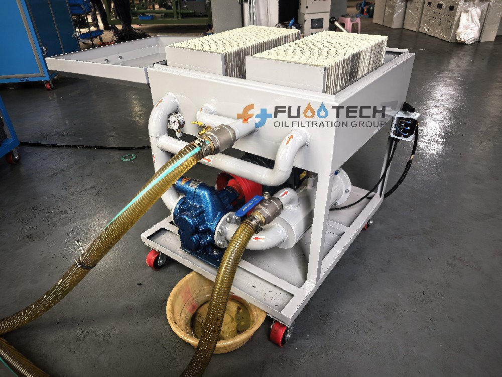 FUOOTECH PL-50 Plate Frame Pressurized Type Oil Purifier