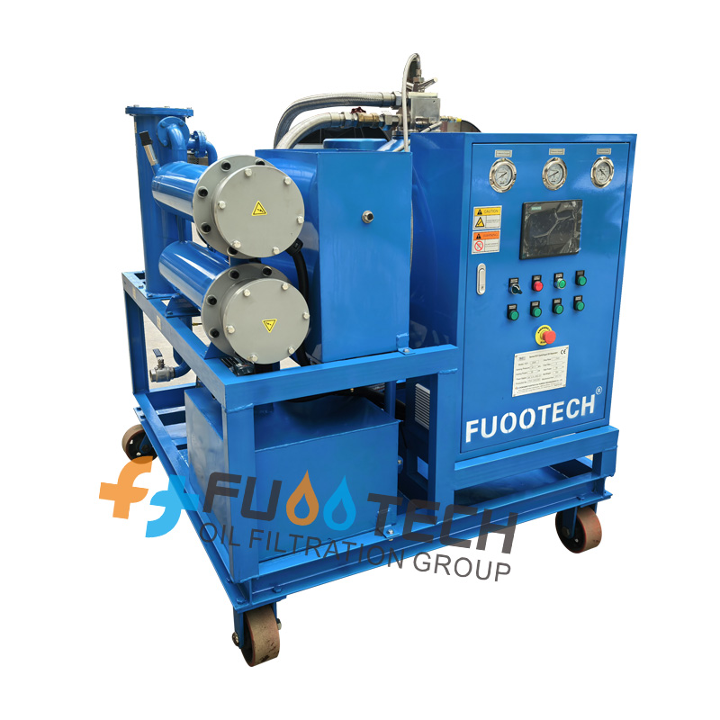 FUOOTECH 1000LPH FCF-1000 Fuel Lube Oil & Turbine Oil Filtration Machine