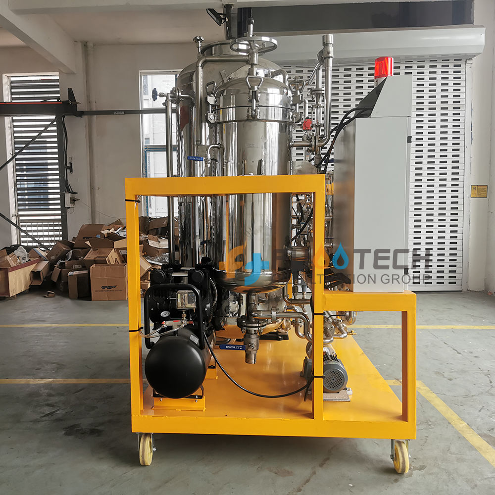 FUOOTECH 3 ton/day TYS-3 Cooking Oil Filtration and Decoloration Machine
