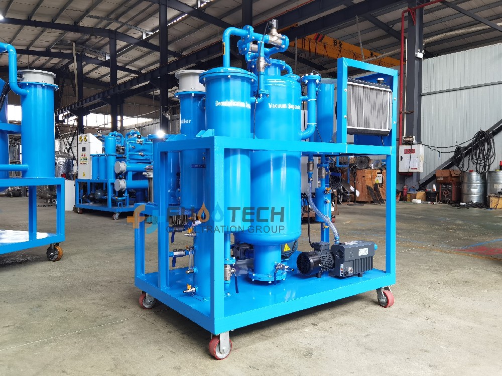 FUOOTECH 6000 LPH HOC-100 Vacuum Waste Hydraulic Oil Purifier