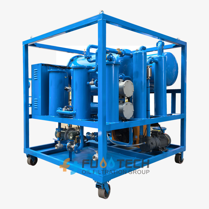 FUOOTECH 3000 LPH FTY-J-50 Vacuum Coalescence-separation Turbine Oil Purifier