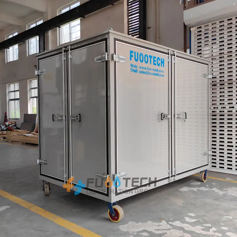 6000 LPH ZYD-6BY-W Double-stage Vacuum Transformer Oil Purification Machine