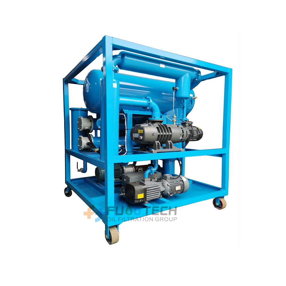 FUOOTECH 6000 LPH ZYD-T-100 Double-stage Vacuum Insulation Oil Recycling Machine