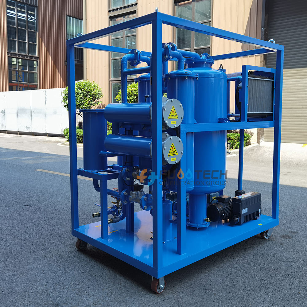 Turbine Oil Treatment 6000 LPH FTY-100 Vacuum Turbine Oil Purifier