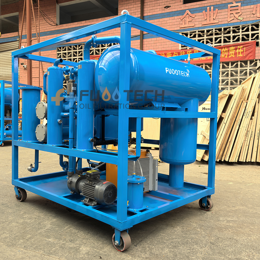 9000 LPH FTY-J-150 Vacuum Coalescence-separation Turbine Oil Purifier
