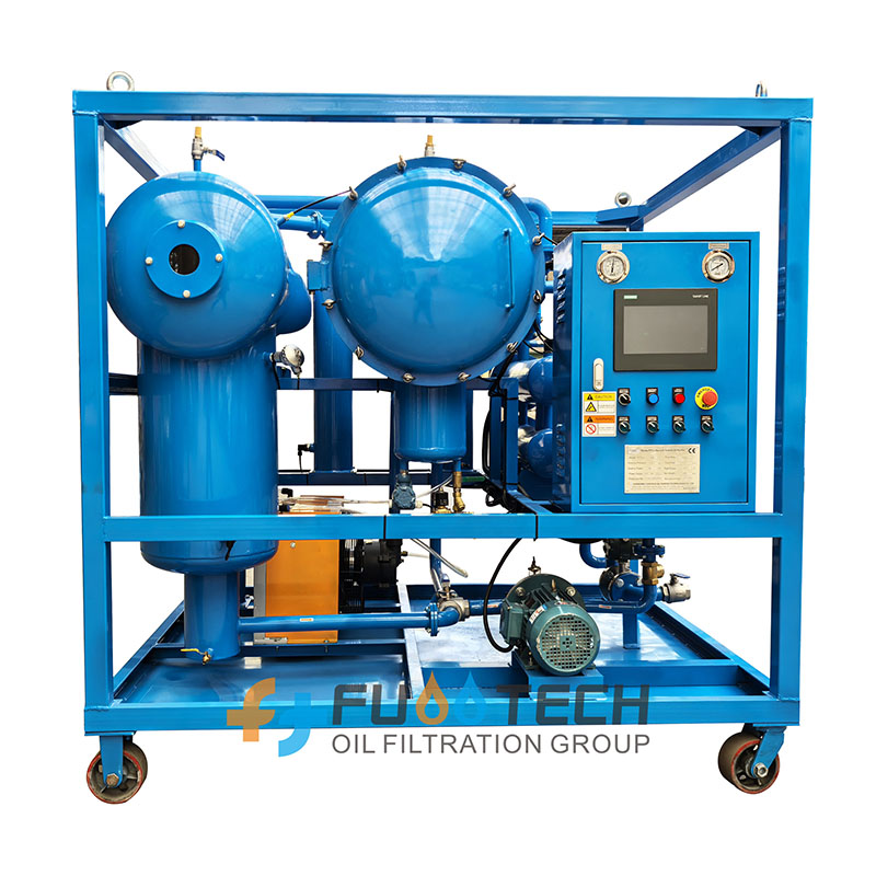 Big Flow Rate 12000 LPH FTY-J-200 Vacuum Coalescence-separation Turbine Oil Purifier